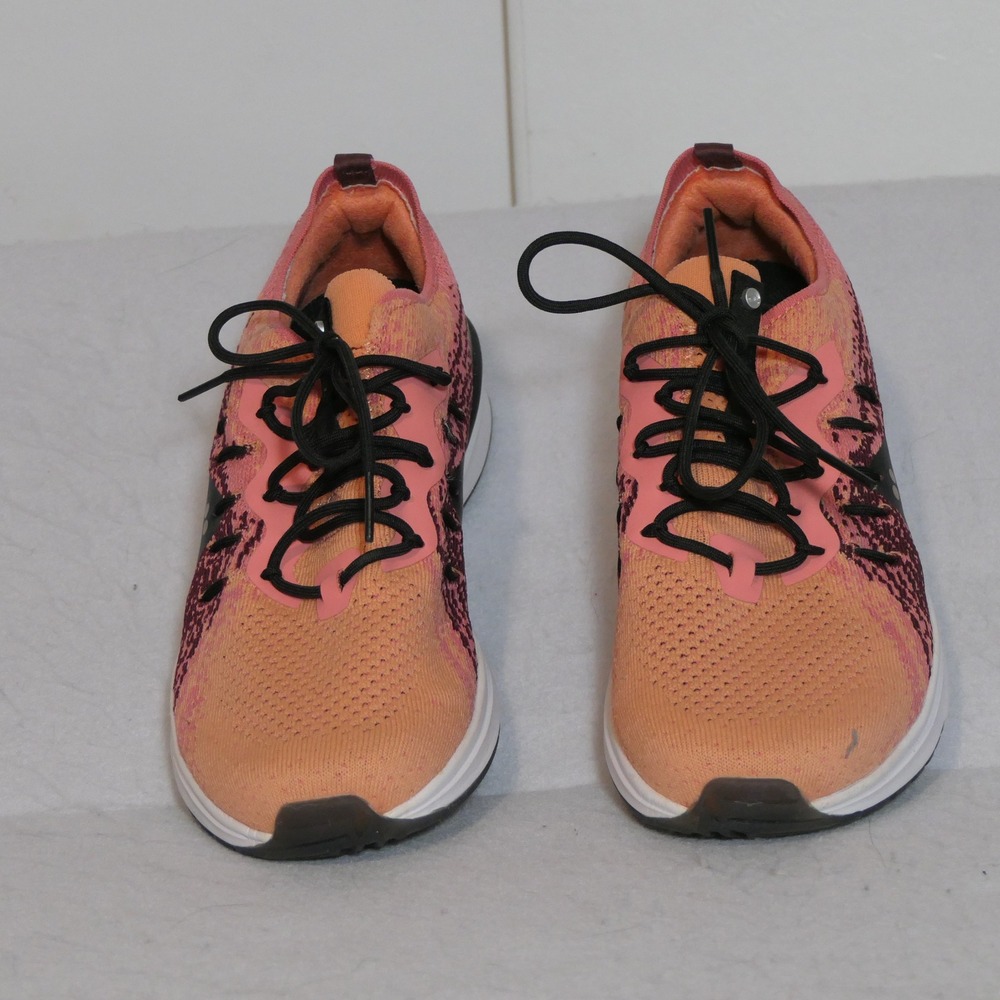Ryka Womens Momentum 2.0 Training Shoes 8.5M Orange Pink Athleisure Sneaker Gym
